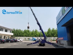 кран на гусеничном ходе паука электрического & дизельного заграждения дистанционного управления 5T 8T телескопичный