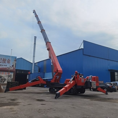 Кран паука черни тонны 22.5m подъема 12 паука конструкции двигателя дизеля электрический