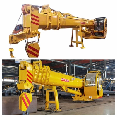 Палубные судовые краны корабля крана 5T 10T гавани желтого корабля мобильные оффшорные