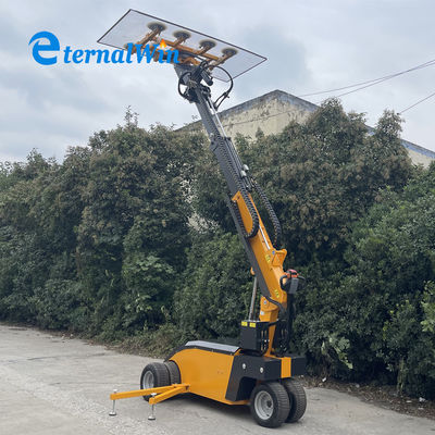 Электрический вакуумный подъемник для стекла с поворотным механизмом, грузоподъемность 800 кг, максимальная высота подъема 5 м, для стеклянных панелей