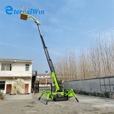 Электроэнергия 12 м 240 кг Crawler Spider Man Lift Привозится дизельным двигателем