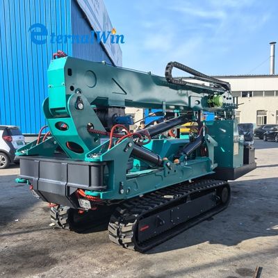 Паукообразный гусеничный кран с экспортом в 150 стран, максимальной высотой подъема 9,7 м и способностью преодолевать уклон 20°