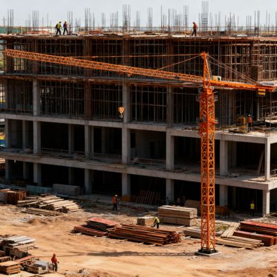 Подъем 80 40м мин Подъемный кран Машина Башня Кран, включая подвижный 0 0 64r мин и восхождение 0 5м мин Разработан для обработки материалов