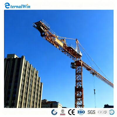 Кран с плоской вершиной башни с элементами безопасности для строительства высотных зданий по низкой стоимости